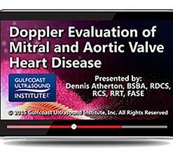 Gulfcoast Doppler Evaluation of Mitral and Aortic Valve Heart Disease (Videos+PDFs) | Medical Video Courses.