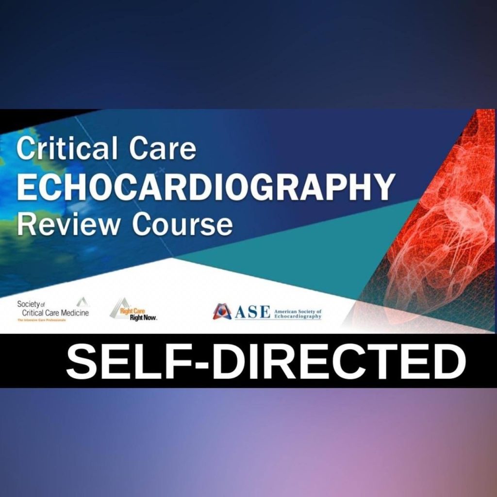 SCCM Critical Care Echocardiography Review Medical Video Courses SCCM Critical Care Echocardiography Review Medical Video Courses
