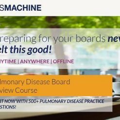 The Pass Machine Pulmonary Disease Board Review Course (Videos+PDFs) | Medical Video Courses.