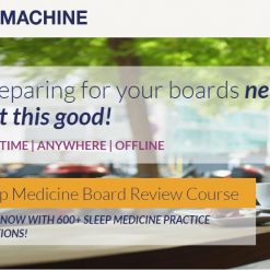 The PassMachine Sleep Medicine Board Review Course (Videos+PDFs) | Medical Video Courses.